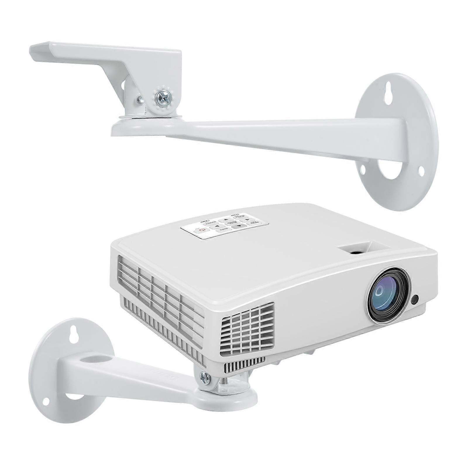 Projector Wall Mount Angle Adjustable Projector Wall Mount Bracket for Mini Projector Wall Projector Hanger with Max
