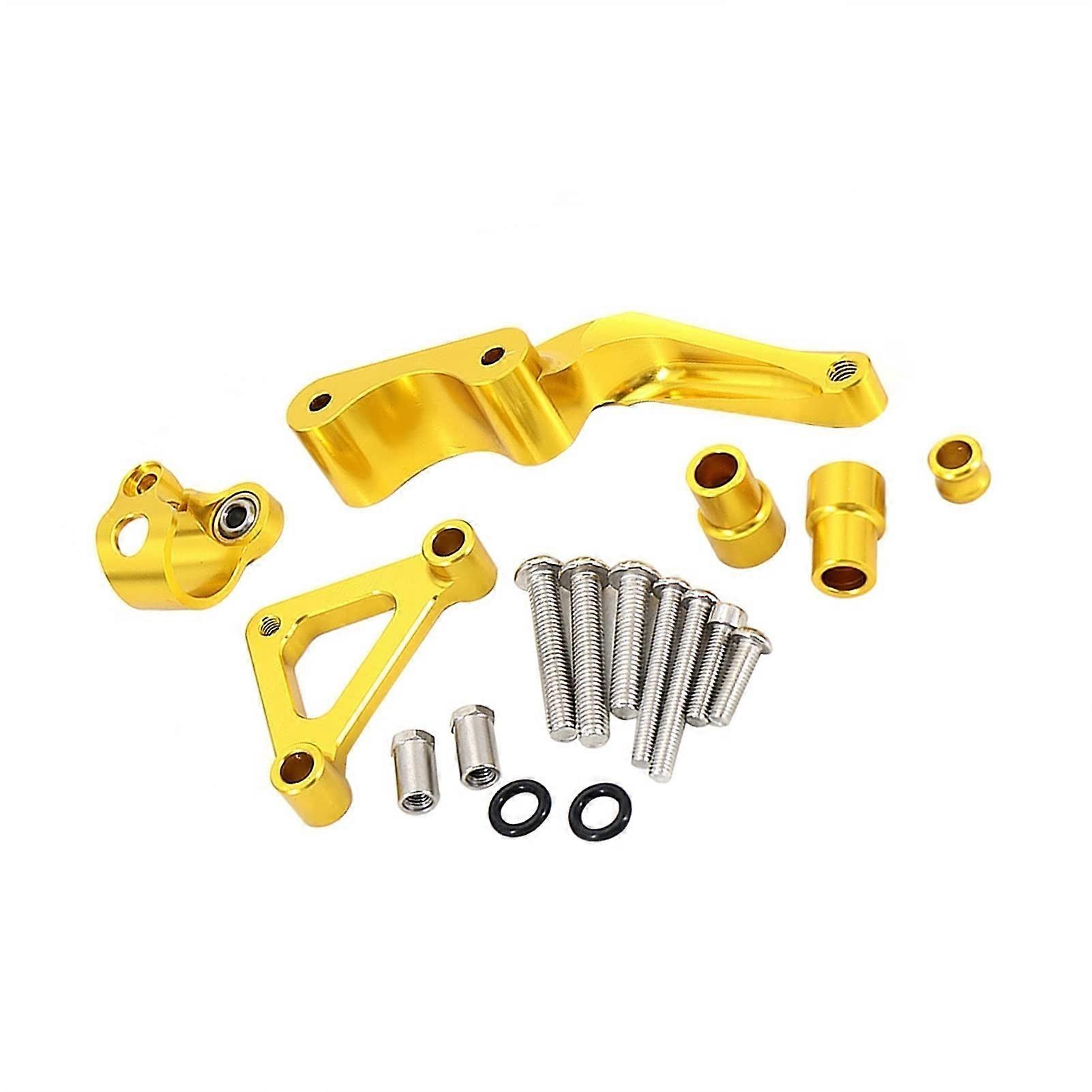 For Ducati Monster 696 2008up Motorcycle Modified Steering Damper Stabilizer Bracket Bracket Kits (Color: Gold Bracket)