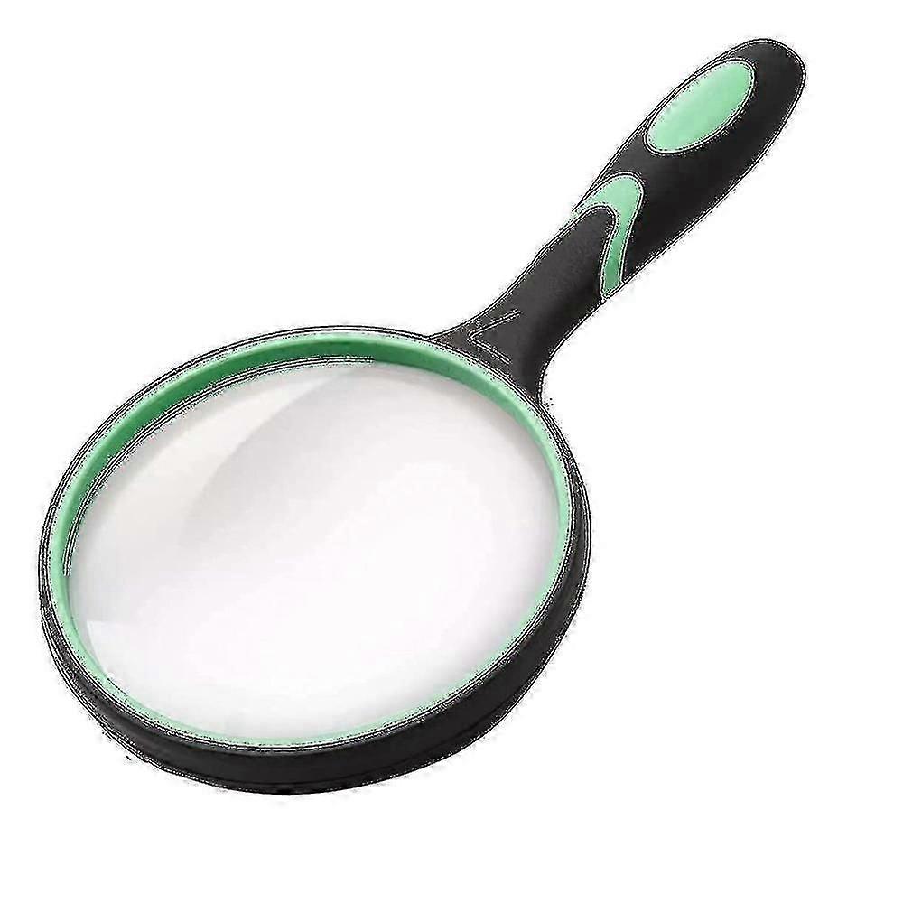 Magnifying Glass 10x, Handheld Reading Magnifier, 75mm Magnifying Lens, Shatterproof Magnifying Mirror - ANYOU