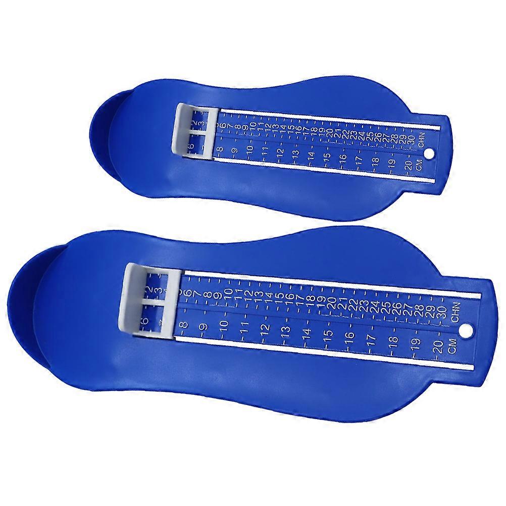 Toddler Foot Measurement Ruler 2 Pcs For Home Use Accurate Foot Measuring Device For Children In Sturdy Plastic