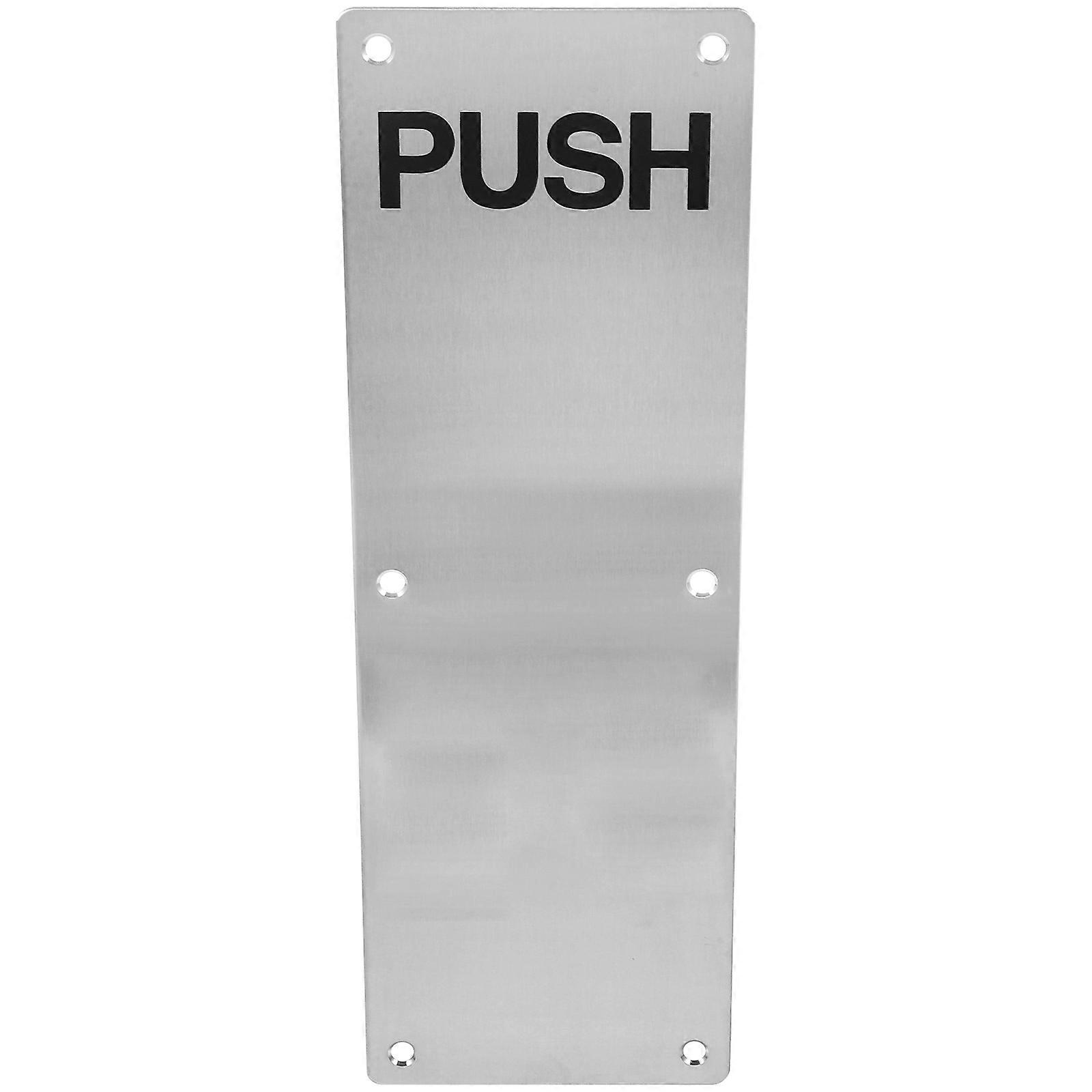 Here's a polished and professional product description for a **Stainless Steel Push Plate for Fire Doors**, emphasizing durability, functionality,