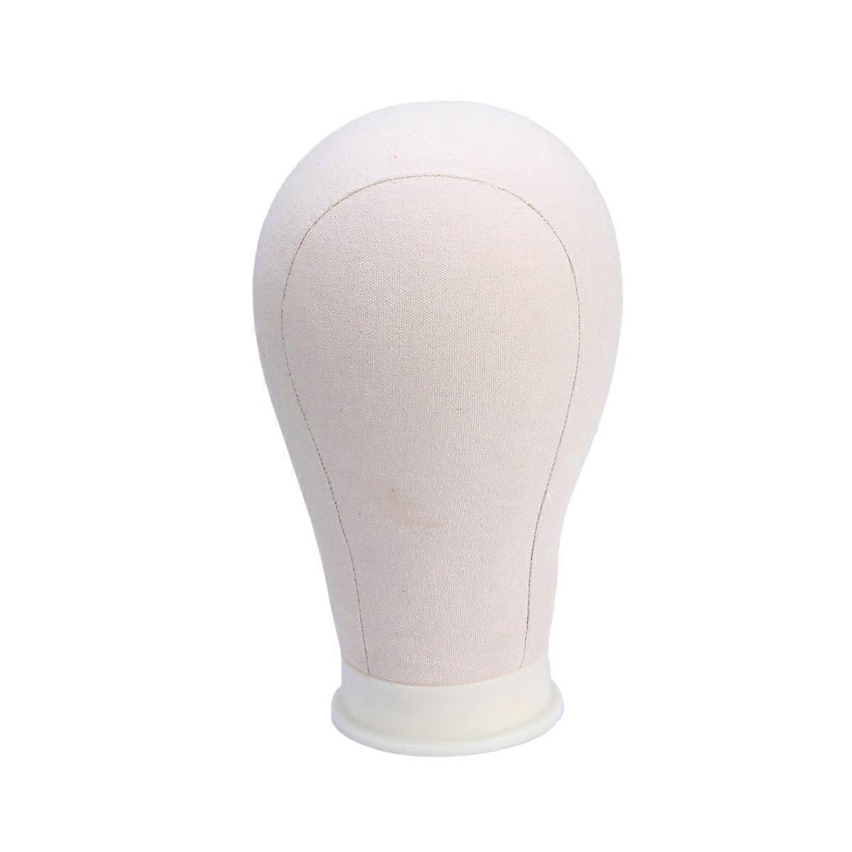 Hair Styling Mannequin Head Canvas Block Head For Professionals And Men Women Use 23 Inch 1Set