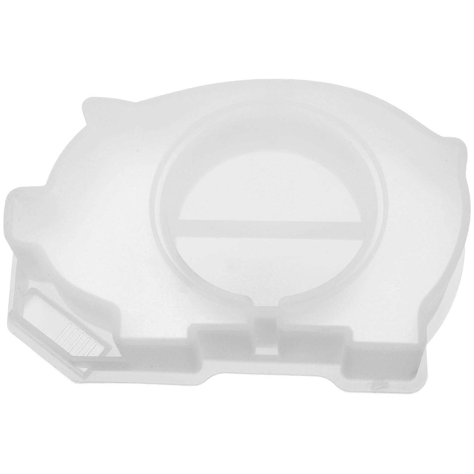 DIY White Silicone Pig Mold for Crafts Easy to Use for Coin Saving Jar Size 7.1 x 4.3 x 3.5 Inches