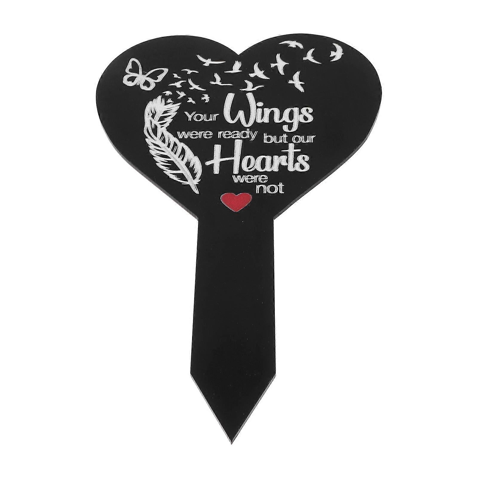 Elegant Grave Marker, Versatile Outdoor Tribute for Remembering Loved Ones, Stable Use