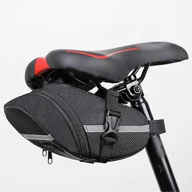 Bicycle Strap-On Saddle Bag with perfect Size I With reflective for a Safety ride