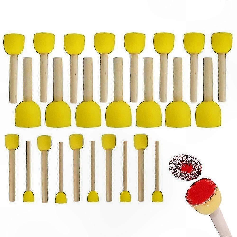 Art Brushes for Kids - Round Sponge Paint Tools for Creative Kindergarten Projects