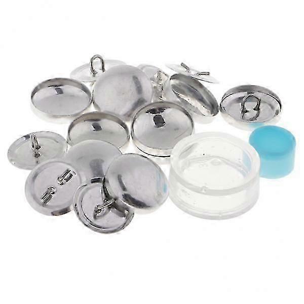 3x10 Set Machine Press Button Cloth Button Base Semi-finished Craft DIY 20mm 2