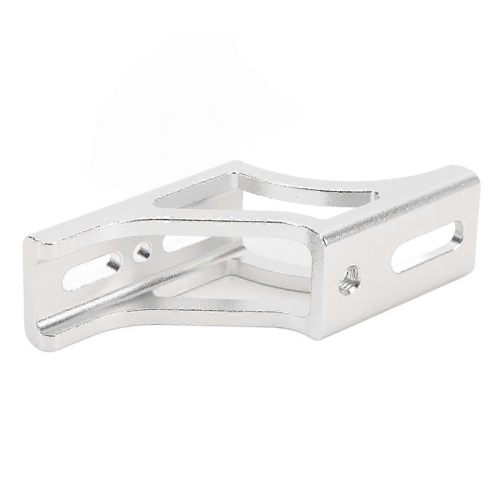 Front Carrier Block Adapter Riser for Cline Folding Bike Bag Mount - Silver Extension Bracket Adapter for Enhanced Support