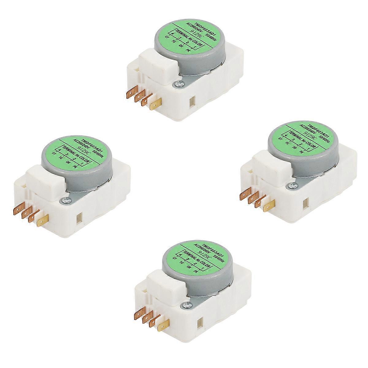 4X Mechanical Defrosting Timer for Refrigerator Parts TMDF603AD1 Refrigerator Defrosting Timer