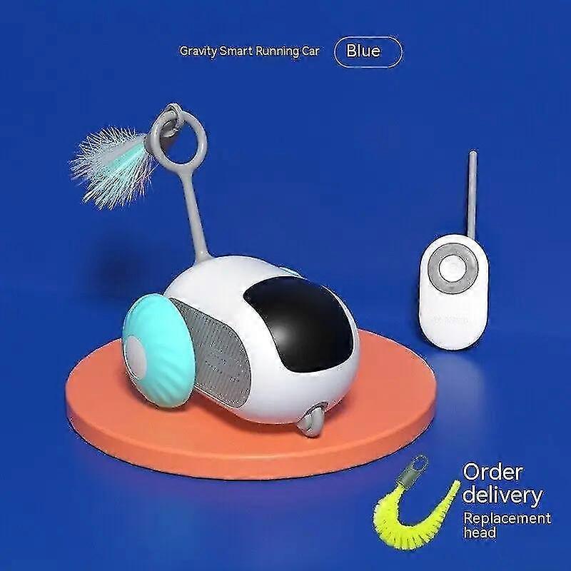Remote Controlled Smart Cat Toy 2 Modes Automatic Moving Gravity Toy Car for Cats/Kitten Dogs Interactive Playing Kitten Training Pet Supplies 2025