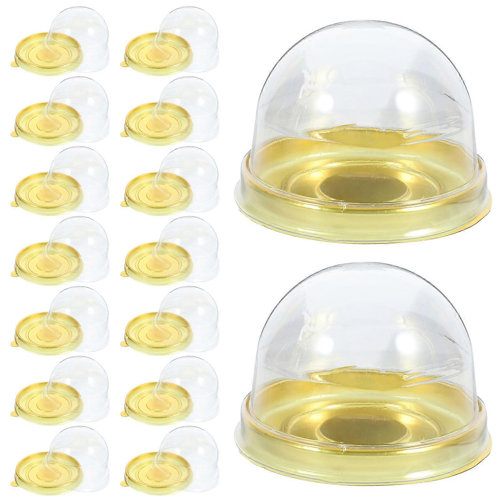 Cupcake Containers for Packaging with Transparent Cover and Good Sealing Effect 50pcs