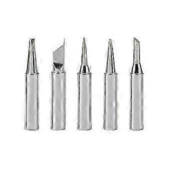5pcs Soldering Iron Tips Internal Heated 936 Soldering Head Universal Welding Solder Rework Tools Accessories