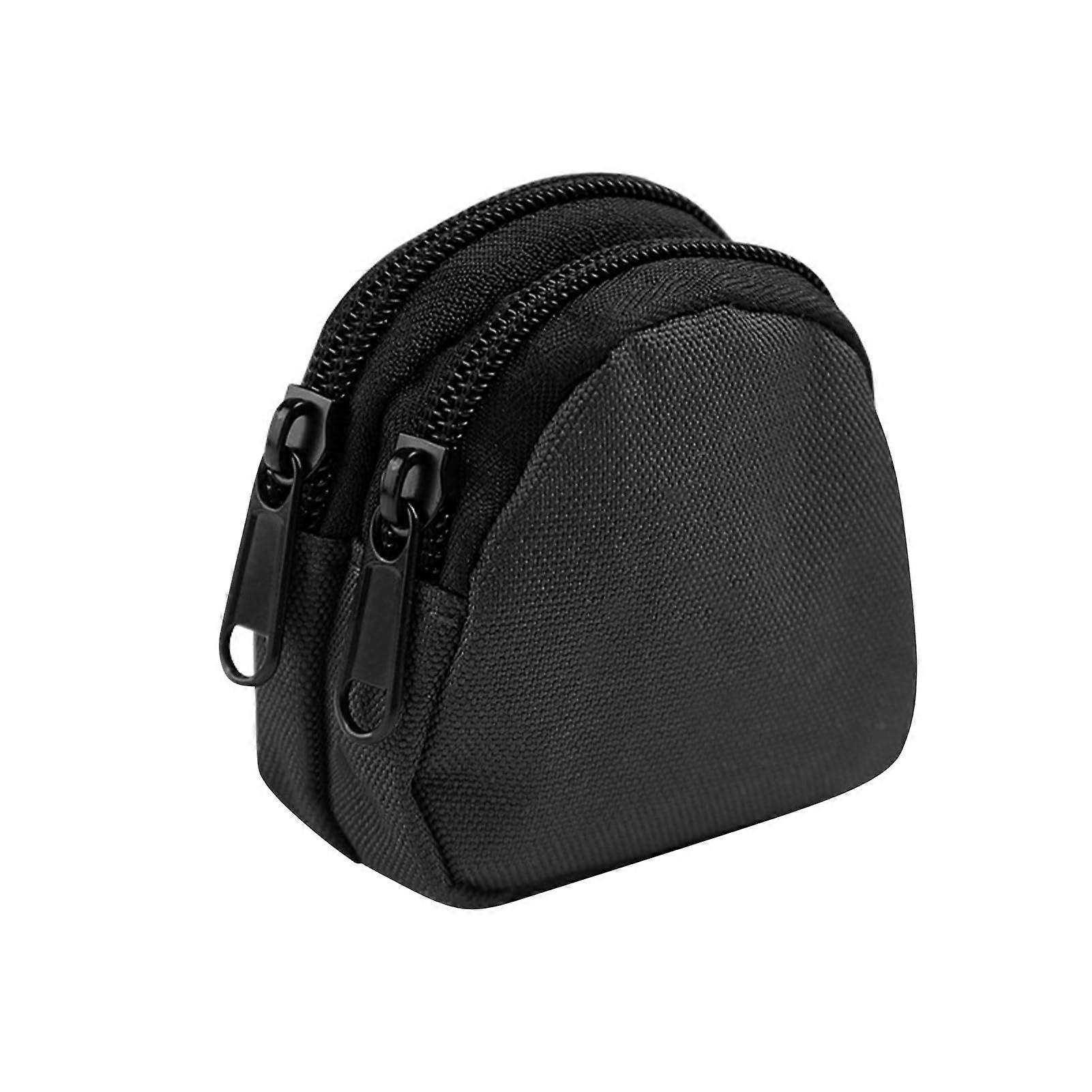 Tactical Belt Bag for Men and Women, Molle EDC Mini Bag, Compact Mobile Phone and Earphone Case, Durable Black Outdoor Gear