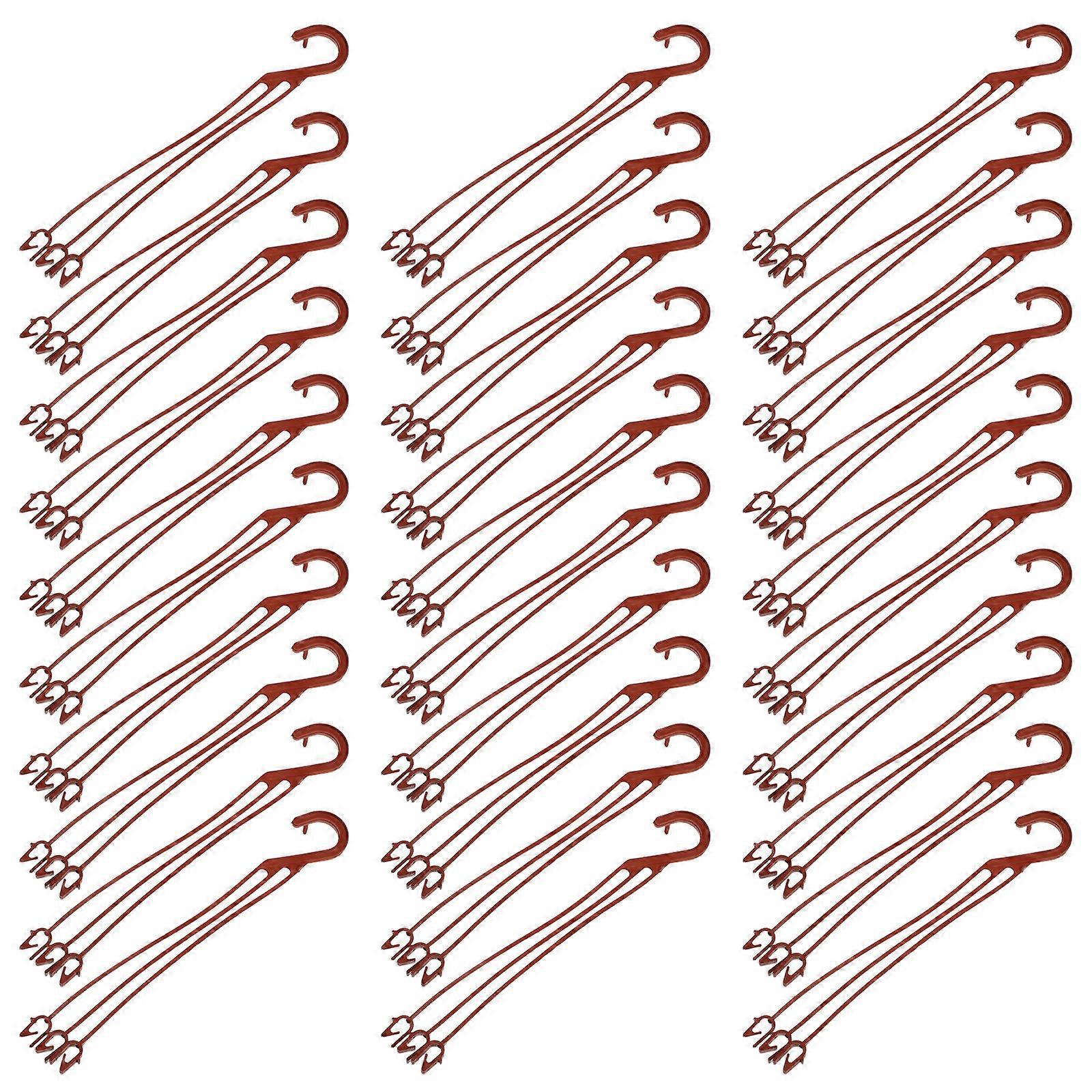 Plastic Plant Hangers Hooks 50PCS for Indoor Outdoor Use – Rust Resistant Strong Load Capacity Easy Assembly Weatherproof Hanging Planters for