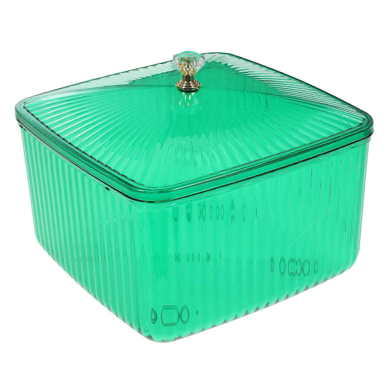 Organizer with Lid for Decor Made of PP Material Great for Dried Fruits Candy and Snacks 7.5 x 4.2 x 6.3 Inches