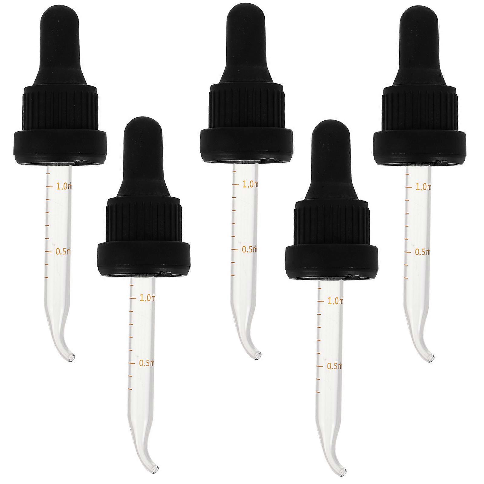 Essential Oil Droppers with Graduated Tips for Beauty Multi Color Plastic 30ml