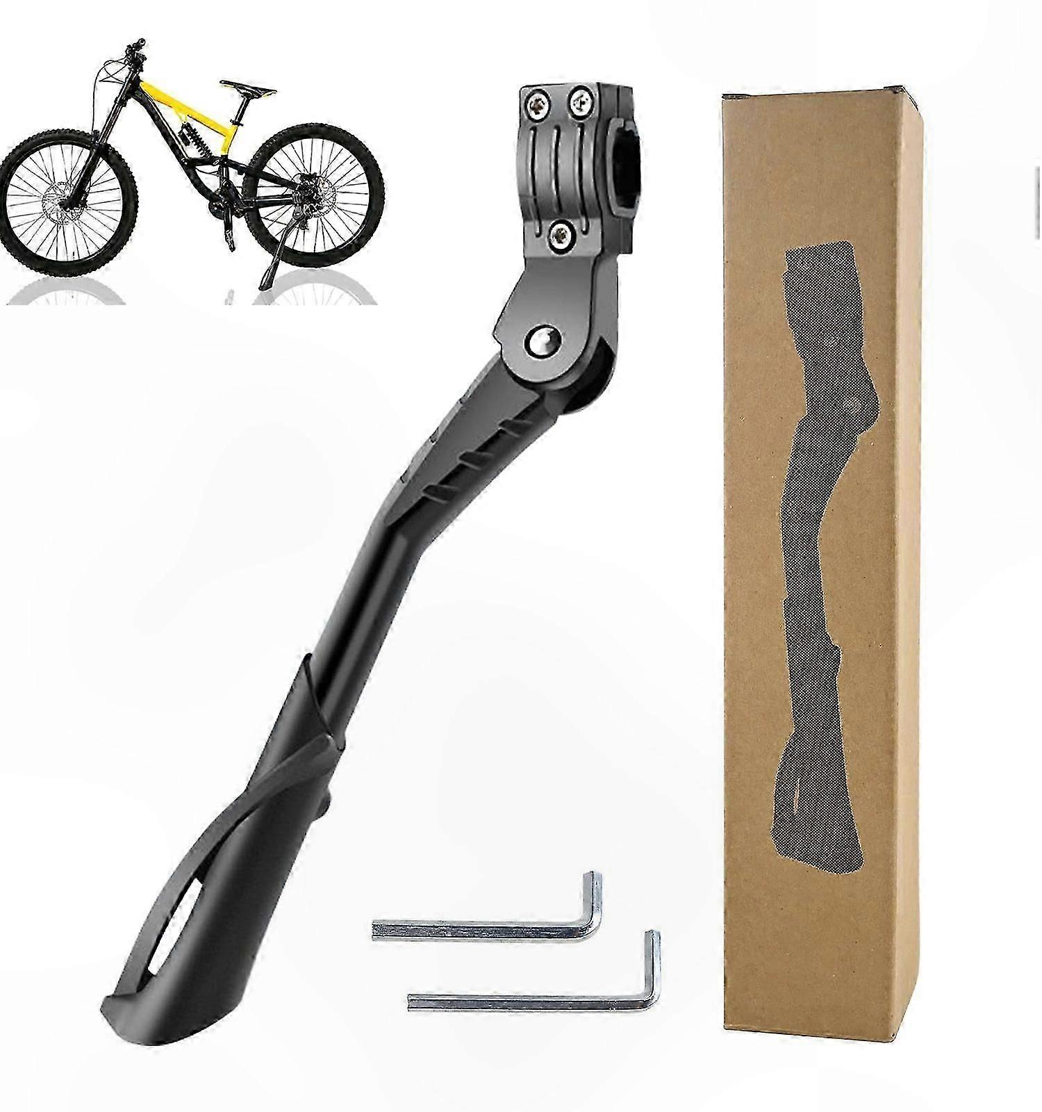 Height-Adjustable Non-Slip Side Stand for Bicycles