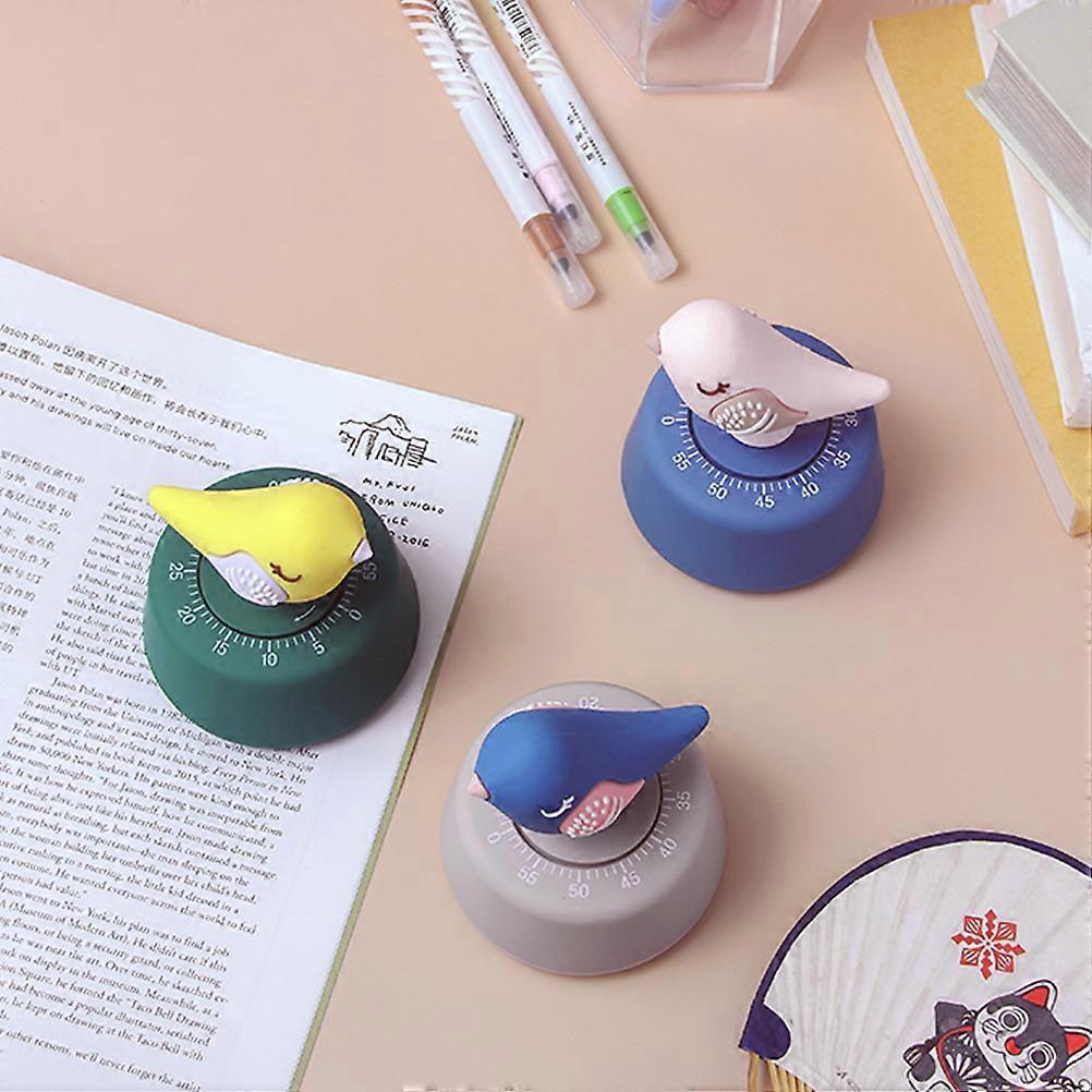 Cute Cartoon Bird Timer Kitchen Alarm Timer Time Management Tool  Countdown Clock Reminder Timer for Reading Cooking