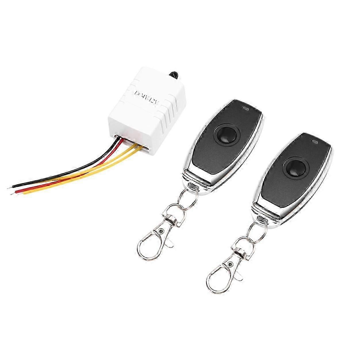 DC4V-12V 315Mhz RF Wireless Relay Remote Control One Key Switch Receiver Transmitter for Computer Au