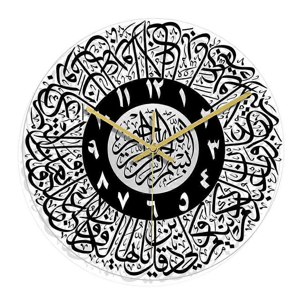 Three-dimensional Acrylic Silent Wall Clock Home Holiday Decoration