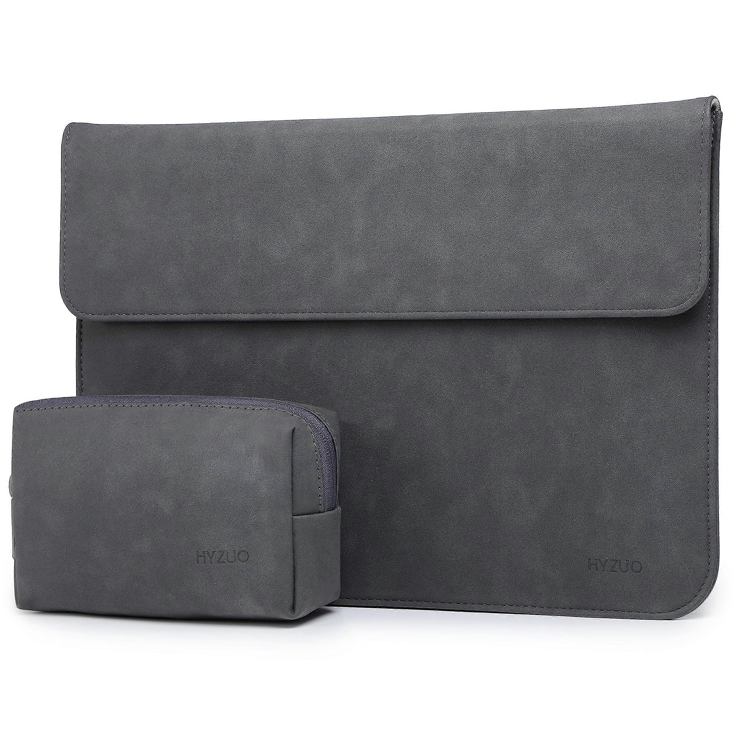 15 Inch Laptop Sleeve Case for 2023-2025 MacBook Air M2/M3/M4, Surface Laptop 7/6/5/4/3, MacBook Pro 15, Space Grey