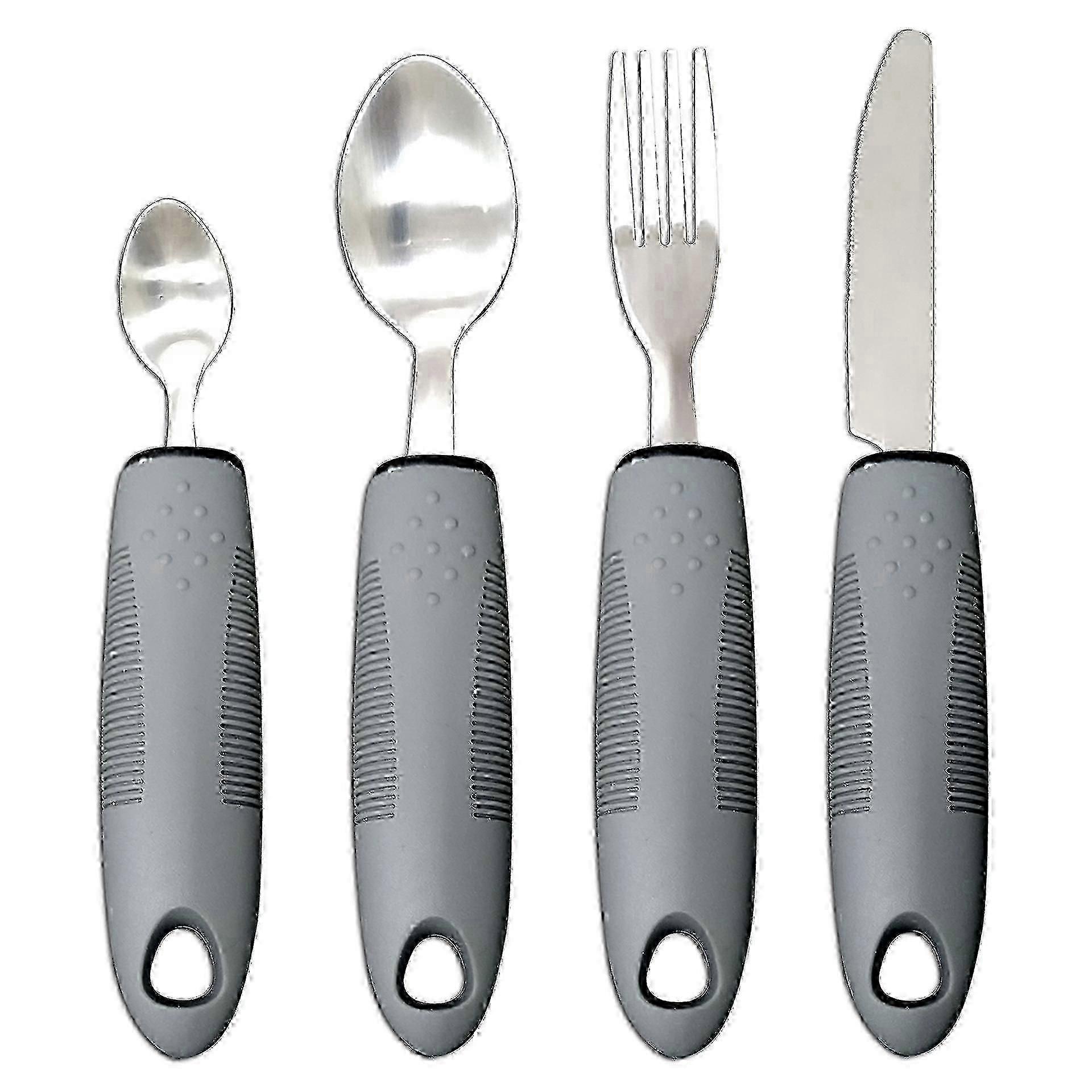 Set de couverts lestés gris pour une meilleure prise en main