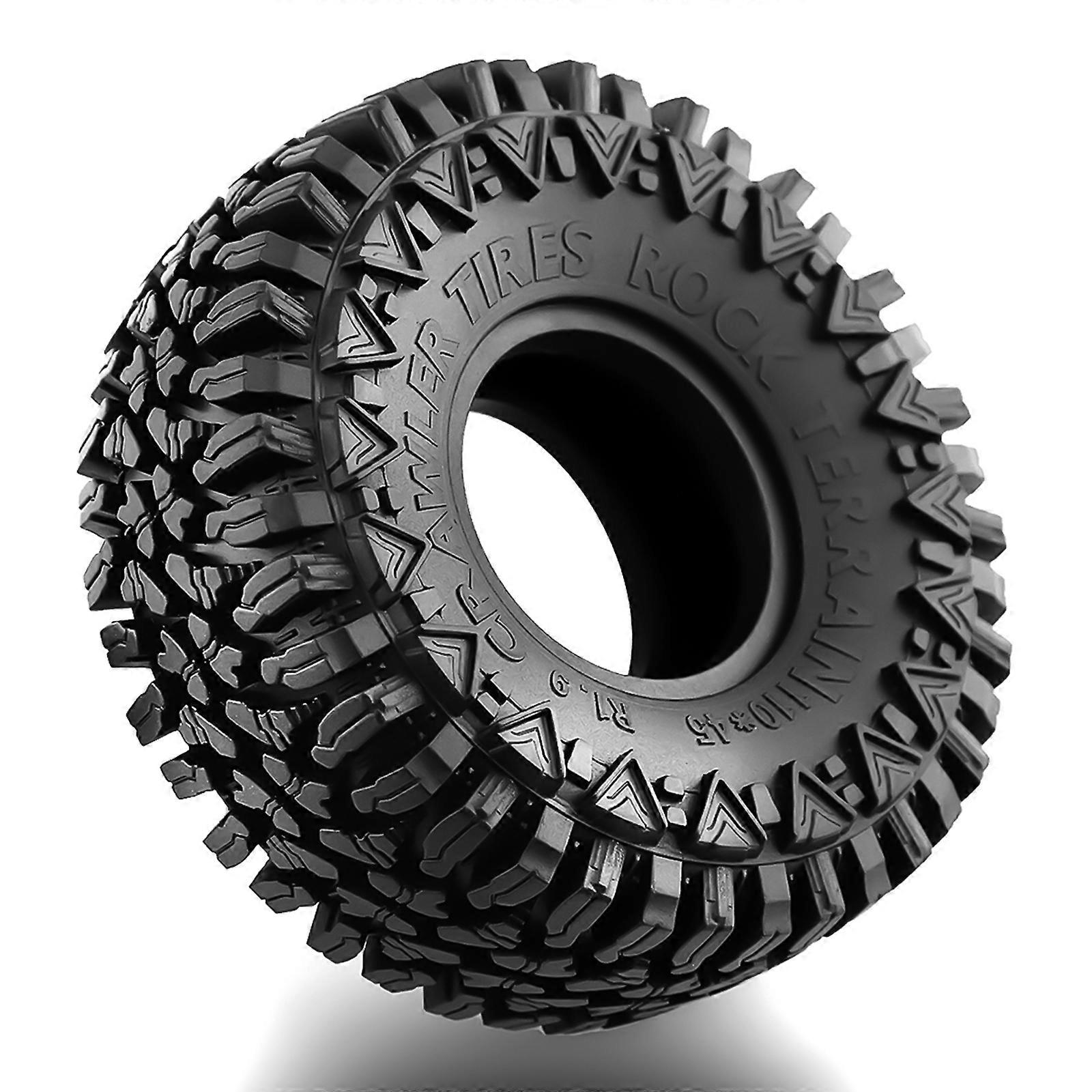 4pcs 1.9inch Wheel Tires Super Large 110*45mm Replacement for Axial SCX10 90046 90047 AXI03007 Tamiya CC01 D90 D110 TF2 Remote Control Car