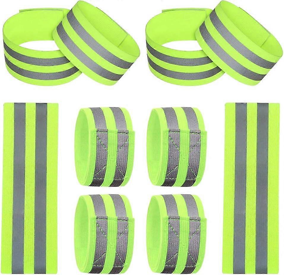 Set of 10 double reflective strips, reflective tape, reflective celet