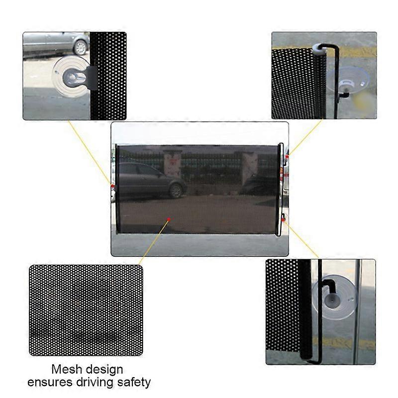 Car Front Windshield Sunshade 40x60cm with Suction Cups