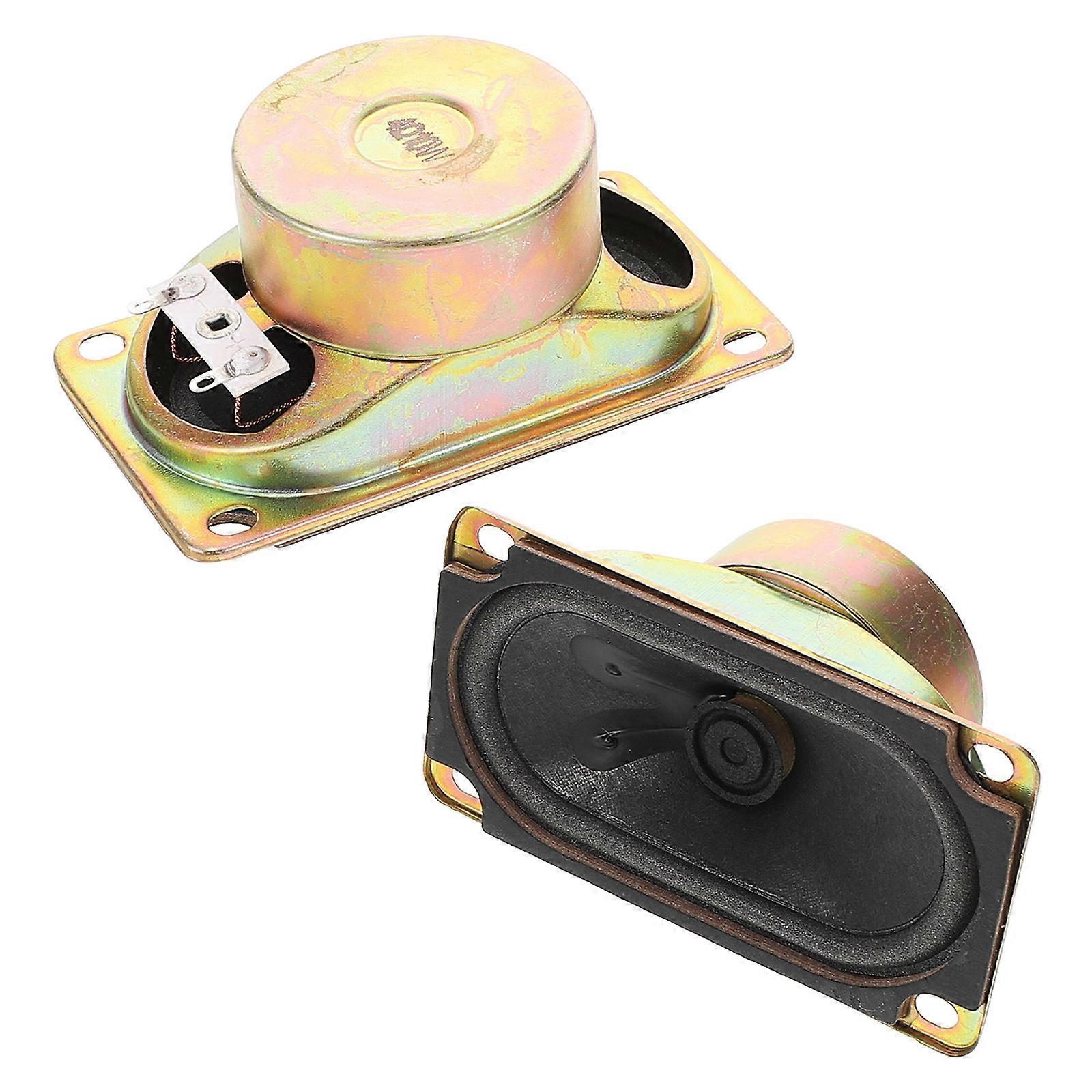 High Sensitivity Rectangular Speaker Driver Replacement for Home Stereo, TV & Smartphone – Compact Electronics Hardware Component