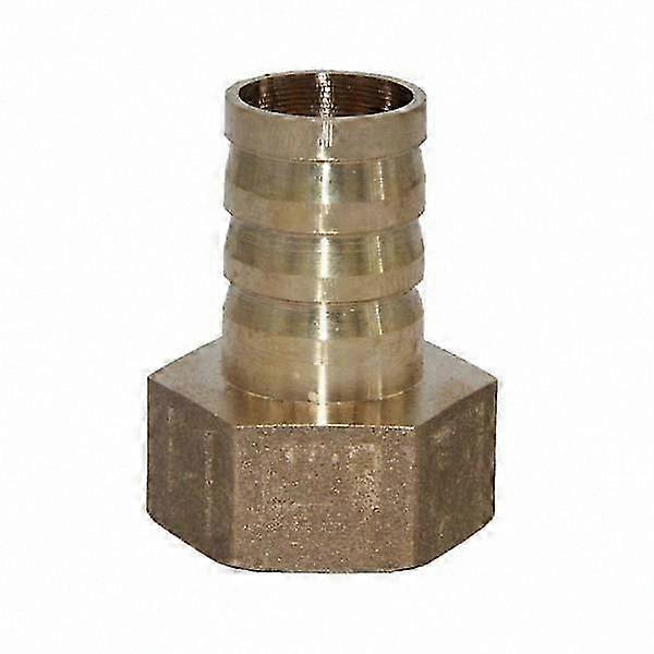 Brass Coupler with 2 Barbs, 19mm x 3/4 NPT Female Thread Splicer Fitting Adapter Connection
