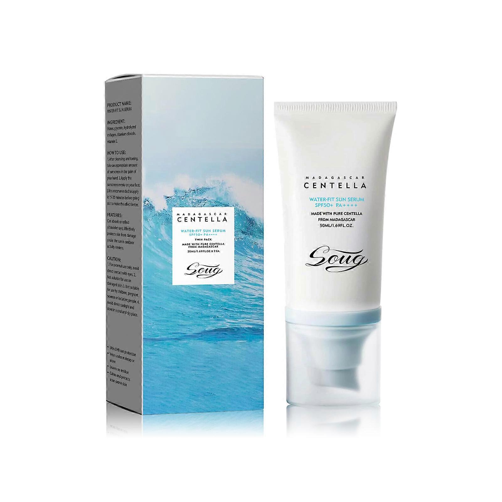 Soug sunscreen moisturizing cream is UV-proof, waterproof and sweat-proof, mild and white, refreshing and easy to absorb.-JC
