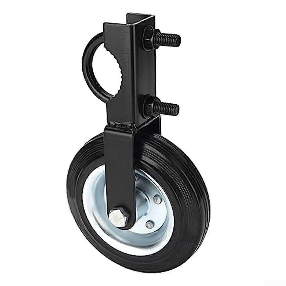 Adjustable U Bolt Gate Wheel Caster For Farm Gates And Chain Link Fence Frames, Heavy Duty Steel, 4 In Wheel