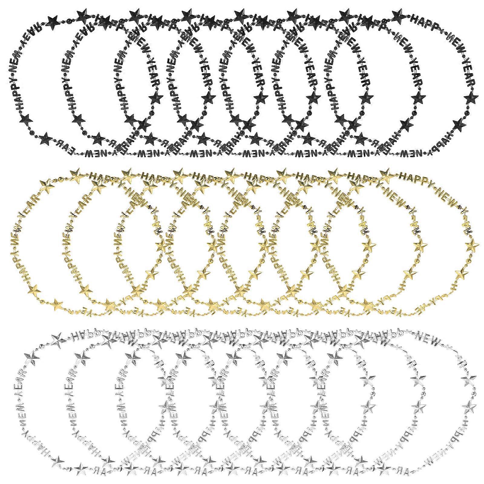 It seems like you've listed a product title or description for a set of costume necklaces. To help you better, could you please clarify:

1. **Are