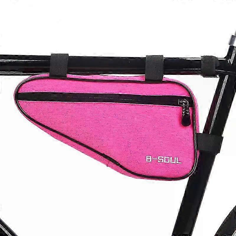 Bolsa de bicicleta com tubo frontal triangular para armazenamento de MTB e ciclismo