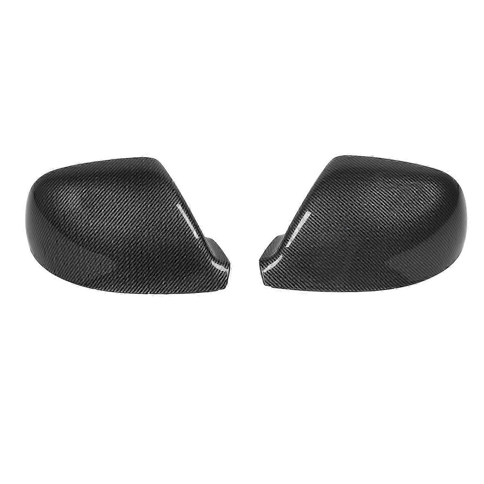 1 Pair Car Door Rear View Mirror Cover 7E1857527F Scratch Resistant Rearview Mirror Housing Caps Suitable for Transporter T5.1 T6 Carbon Fiber Style