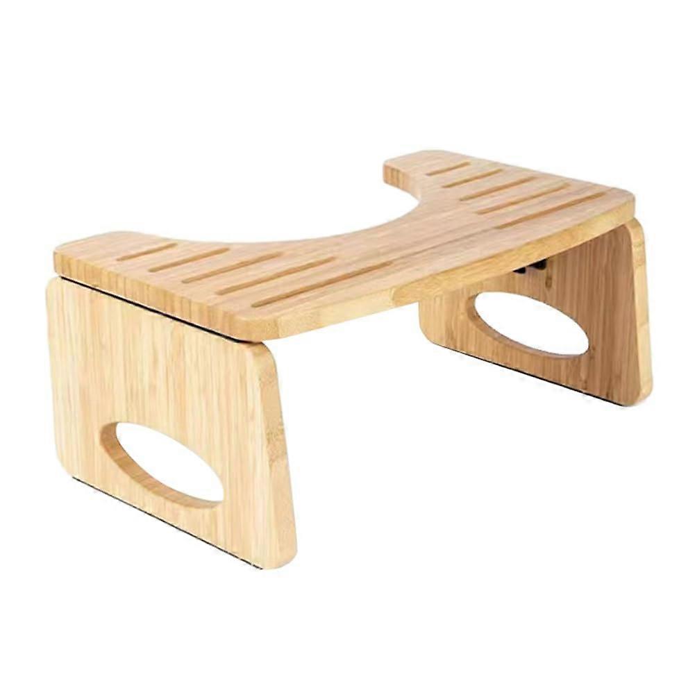 Foldable Adult Toilet Stool Non-Slip Bathroom Squat Stool Space-Saving Easy To Use For Adults