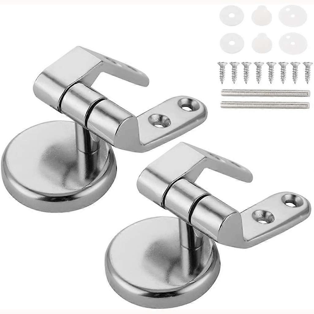 Seat Hinges 1 Pair For Toilet Seat Replacement Includes Screws And Bolts Closet Hinge Mountings Hardware