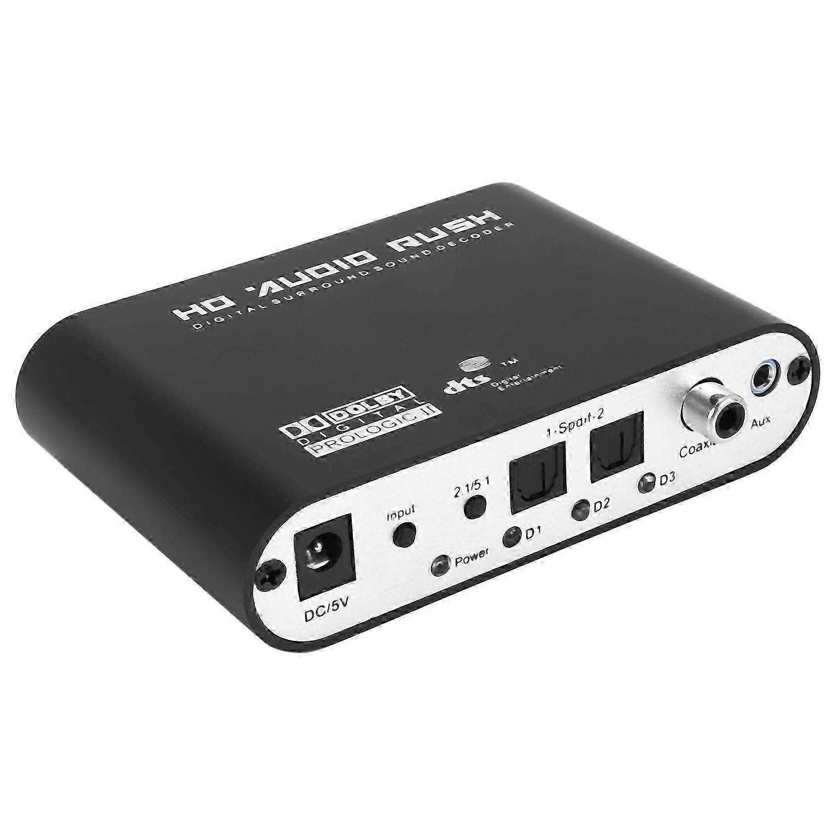 5.1 Ch Audio Decoder Spdif Coaxial To Dts Ac3 Digital For