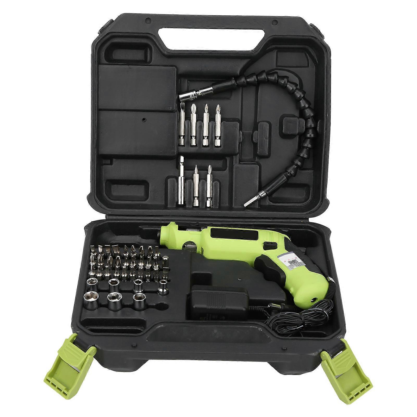 Cordless Electric Screwdriver Drill Kit 1500mAh LED Light