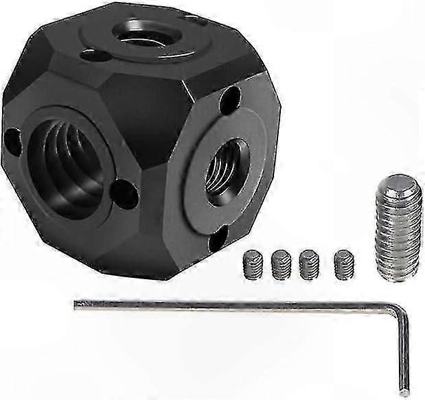 Universal Screw Hole Bracket Adapter for 1/4" and 3/8" Camera Mounts, Compatible with Action Cameras and DSLR Cages