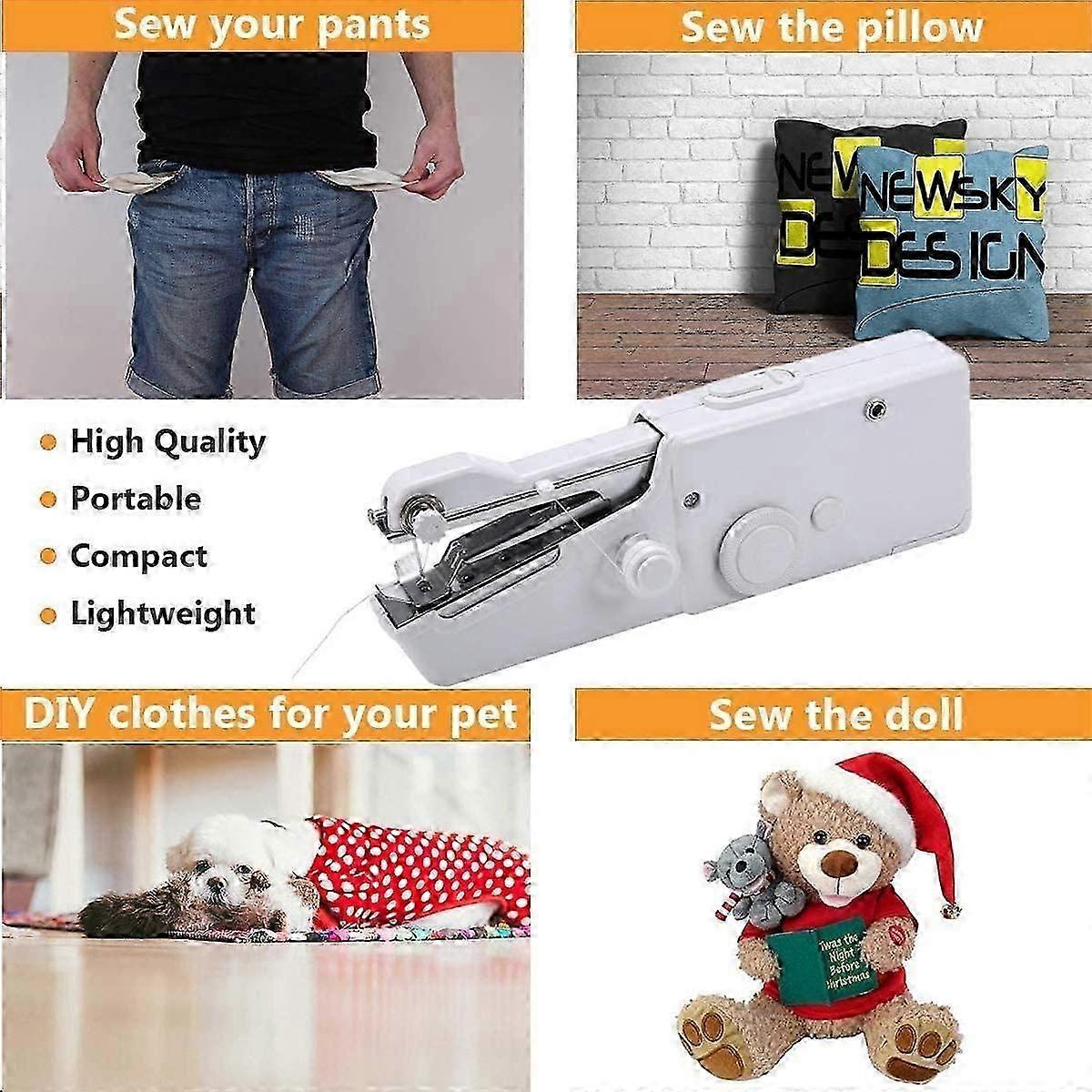 Mini Portable Electric Sewing Machine With Sewing Accessories For Fabric