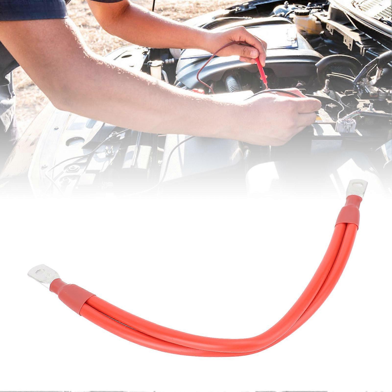 6 AWG Flexible Silicone Copper Battery Cable 50cm with SC35 Terminals