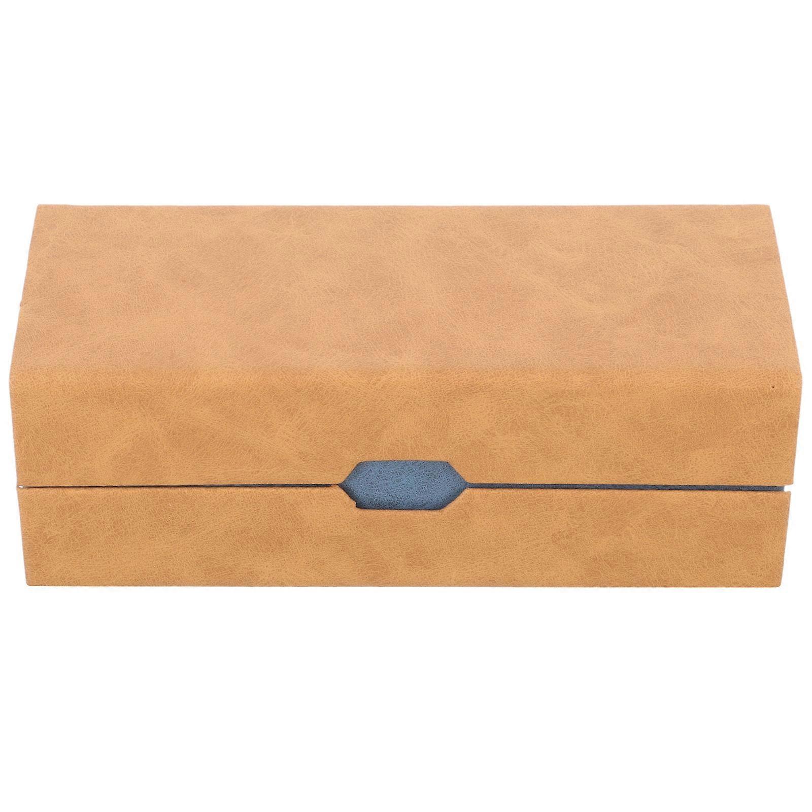 Double Eyeglass Case Portable 2-in-1 Glasses Storage Box 5Pcs for Storage