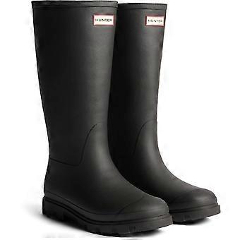 Hunter Downpour Tall Insulated Rubber Women's Black Wellington Boots