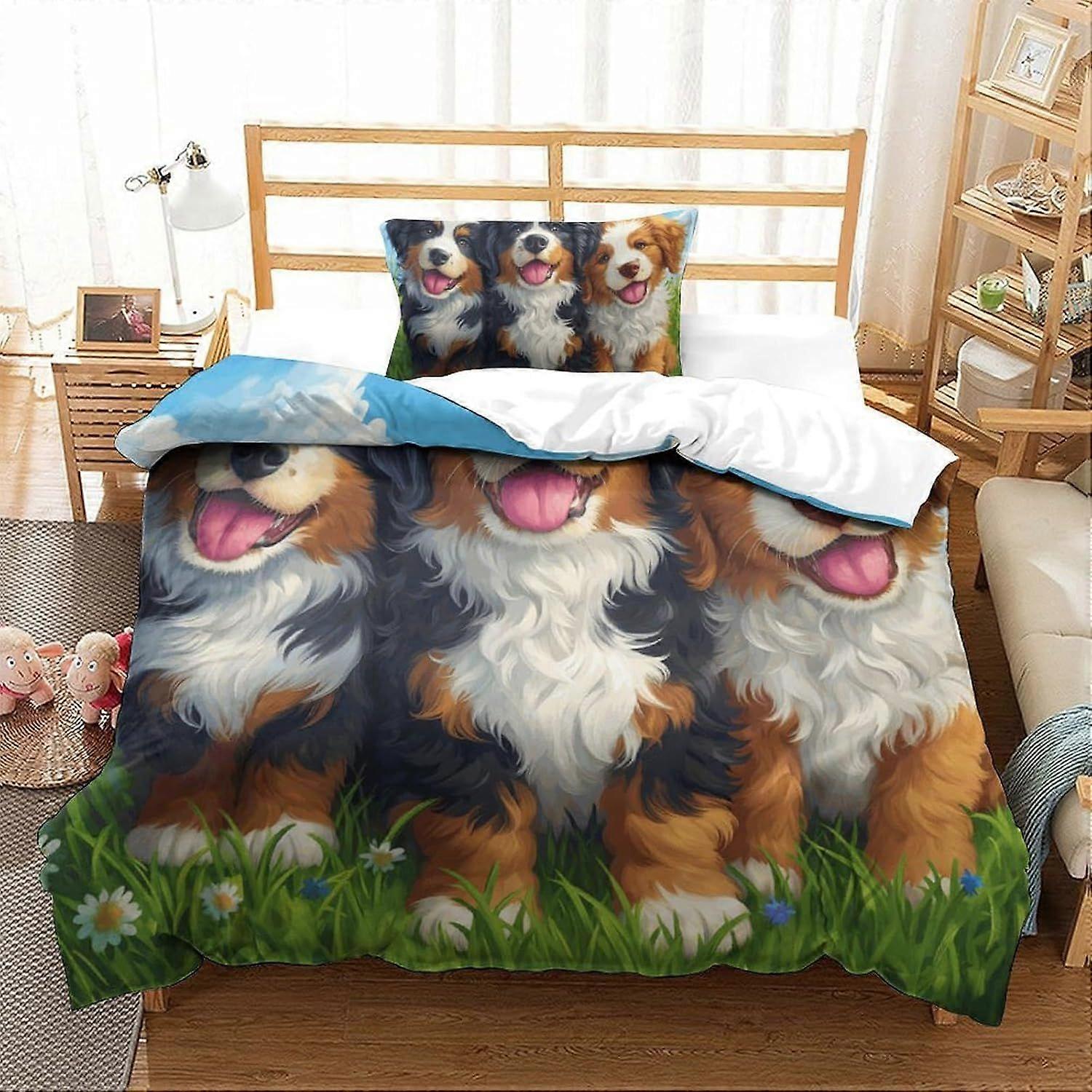 Toy Story Duvet Cover Microfiber Bedding Set, 3D Print Duvet Quilt Cover&Pillowcase, With Zipper Closure, Soft Duvet Cover for Men Woman Kids 3 Piece 