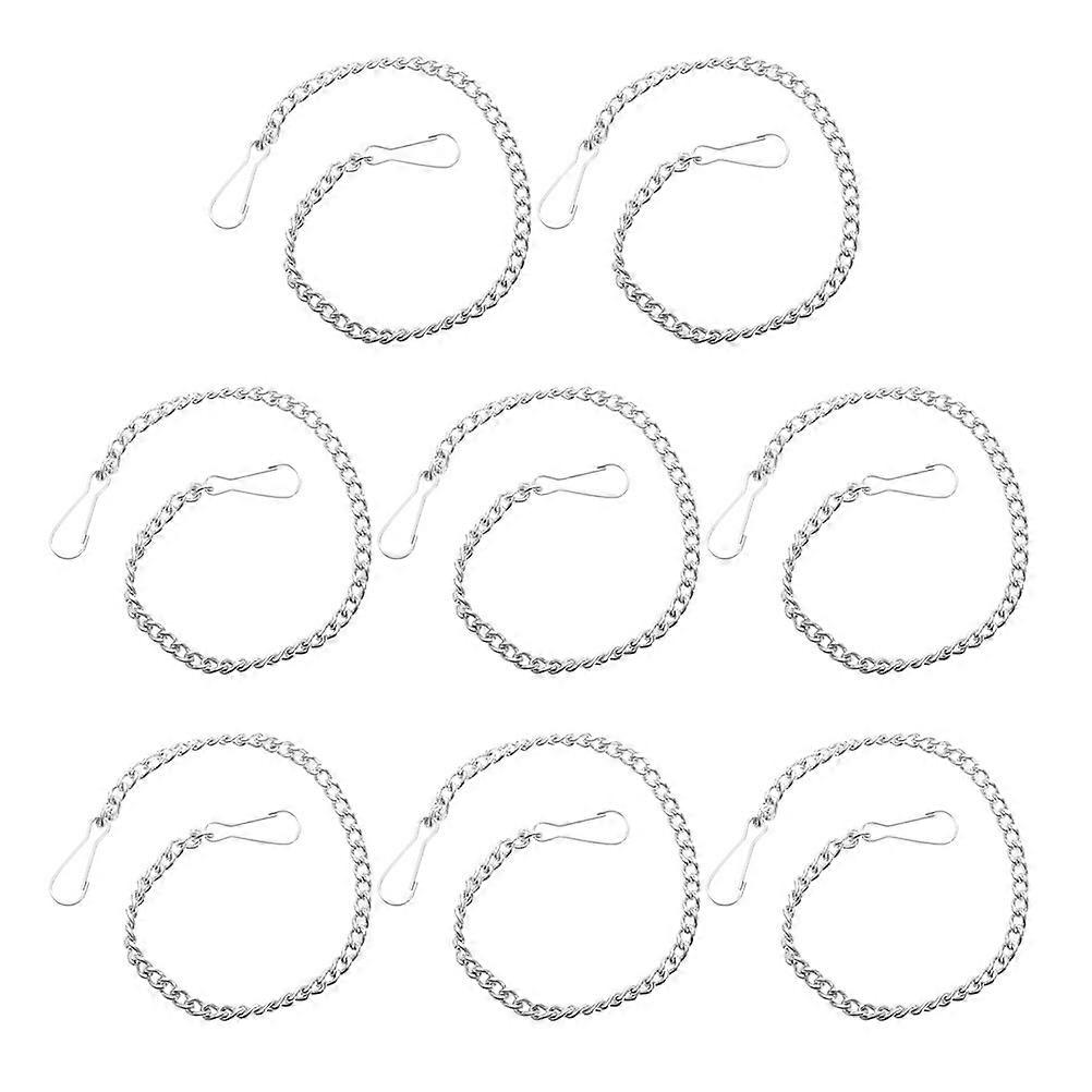 Picture Hanging Chain for Garden Use 16Pcs Silver Iron Hanging Chain