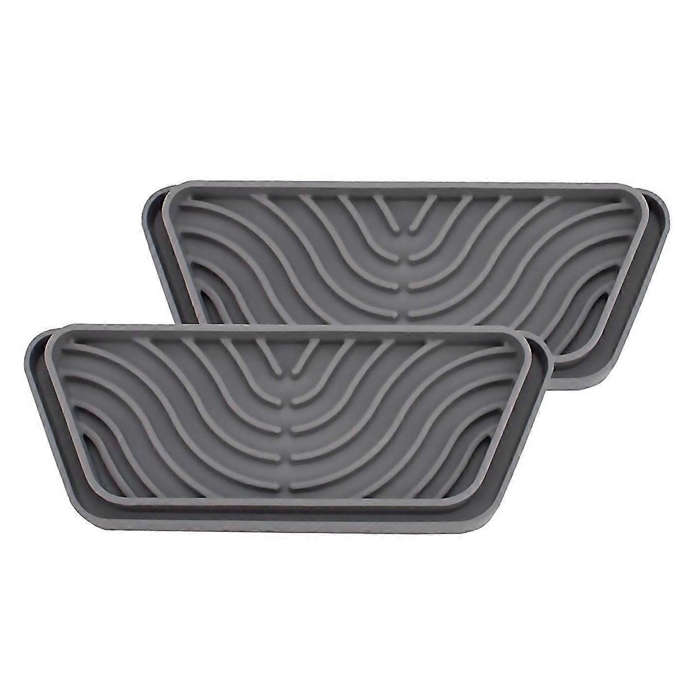 For 2pcs Refrigerator Drip Catcher Tray Mini Fridge Drip