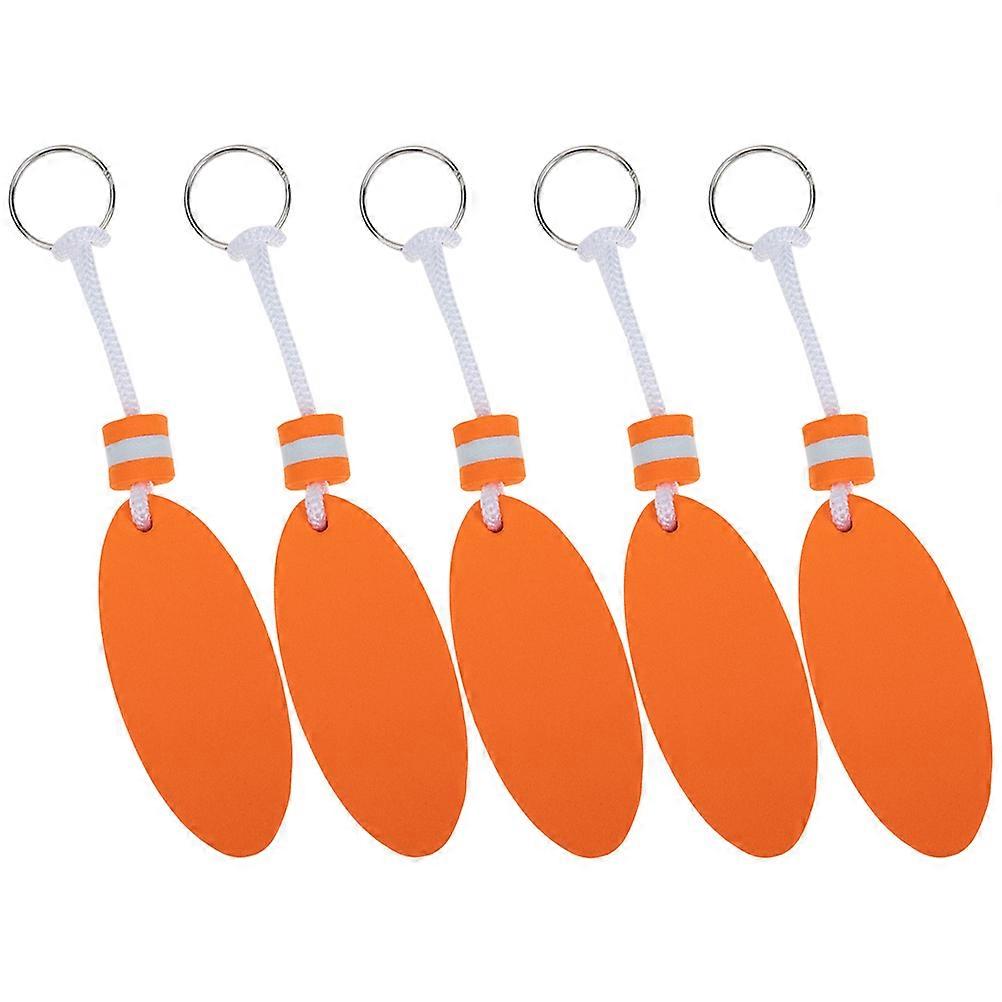 Orange Surfing Keychain Floating Keychains for 5Pcs Eva Material Set