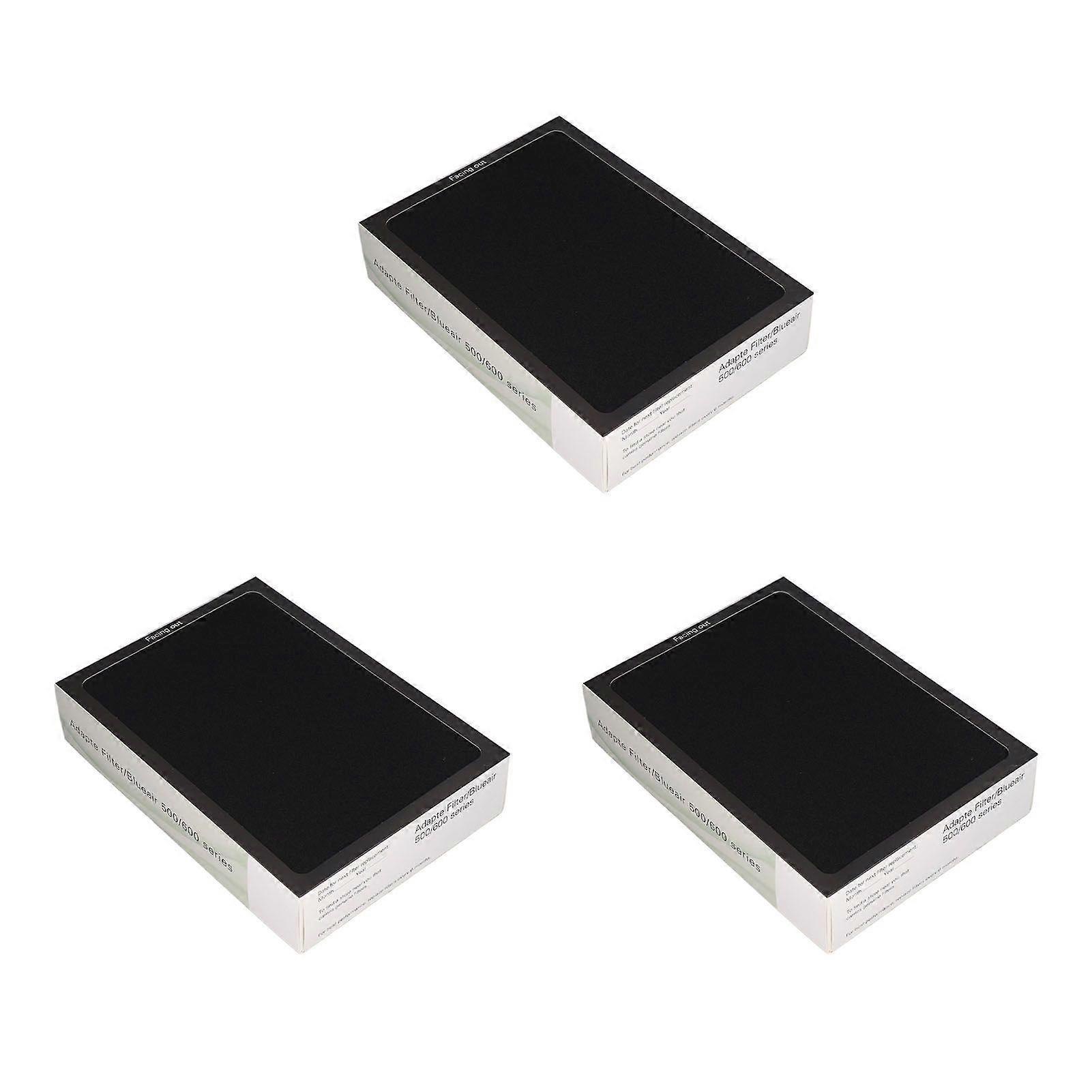 3 Pcs Air Purifier Filter Efficient Powerful Disposable Particle Filter Replacement for Blueair 500 600 Series